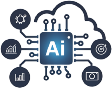 AI cloud automation graphic